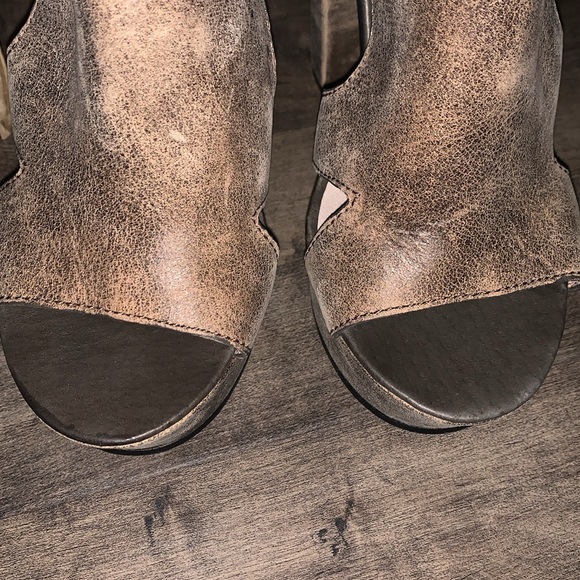 DIESEL LEATHER PLATFORM HEEL - Picture 2 of 11